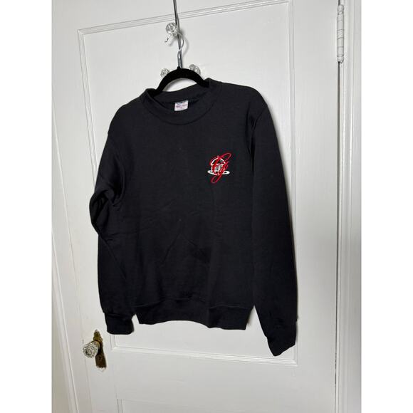 Vintage The Greenbrier Embroidered Crewneck Sweatshirt Black USA Unisex Medium - Picture 2 of 7
